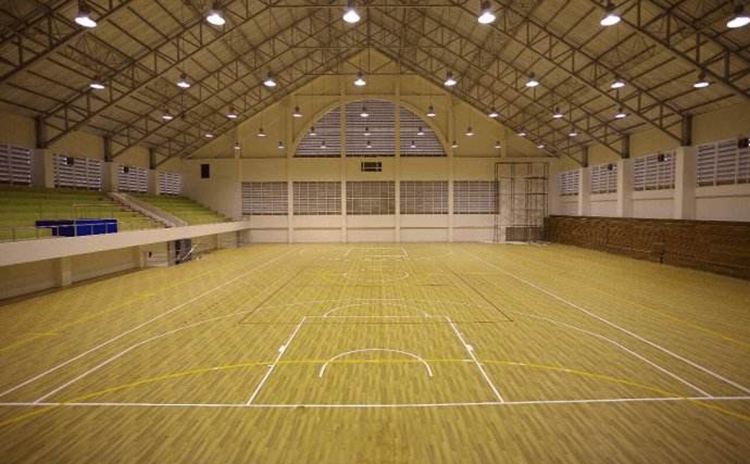 安徽某中學籃球館吸音工程